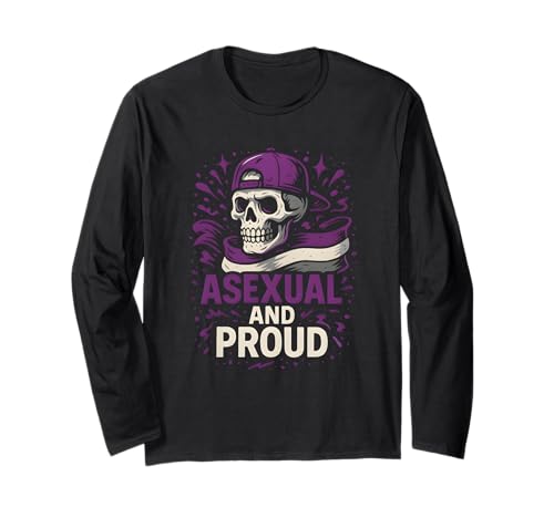 Ace Pride Flag Vintage Damen LGBTQ+ Unisex Langarmshirt Ace Pride Flag Vintage Damen LGBTQ+ Unisex Langarmshirt von Boldly Queer - Expressive Pride Apparel for All