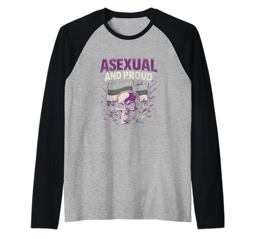 Ace Pride Flag Vintage Damen LGBTQ+ Unisex Raglan Ace Pride Flag Vintage Damen LGBTQ+ Unisex Raglan von Boldly Queer - Expressive Pride Apparel for All