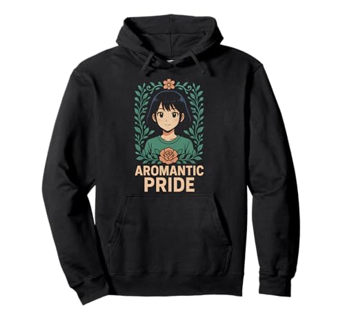 Aromantic Pride Retro Damen Flagge LGBTQ+ Unisex Pullover Hoodie Aromantic Pride Retro Damen Flagge LGBTQ+ Unisex Pullover Hoodie von Boldly Queer - Expressive Pride Apparel for All