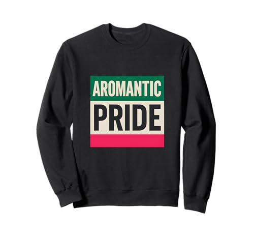 Aromantic Pride Retro Damen Love LGBTQ+ Sweatshirt Aromantic Pride Retro Damen Love LGBTQ+ Sweatshirt von Boldly Queer - Expressive Pride Apparel for All