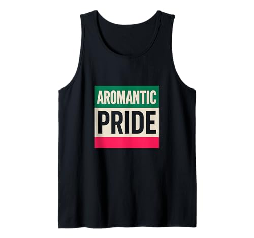 Aromantic Pride Retro Damen Love LGBTQ+ Tank Top Aromantic Pride Retro Damen Love LGBTQ+ Tank Top von Boldly Queer - Expressive Pride Apparel for All