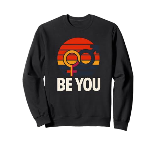 Bisexual Pride Be You Moderne Damen Pride Flagge LGBTQ+ Sweatshirt Bisexual Pride Be You Moderne Damen Pride Flagge LGBTQ+ Sweatshirt von Boldly Queer - Expressive Pride Apparel for All