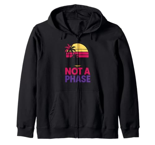 Bisexual Pride Not a Phase Retro Herren Bi Flag LGBTQ+ Kapuzenjacke Bisexual Pride Not a Phase Retro Herren Bi Flag LGBTQ+ Kapuzenjacke von Boldly Queer - Expressive Pride Apparel for All