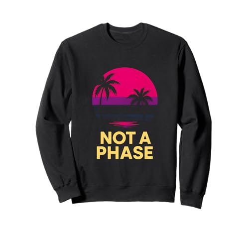 Bisexual Pride Not a Phase Retro Herren Bi Flag LGBTQ+ Sweatshirt Bisexual Pride Not a Phase Retro Herren Bi Flag LGBTQ+ Sweatshirt von Boldly Queer - Expressive Pride Apparel for All