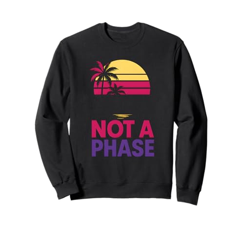 Bisexual Pride Not a Phase Retro Herren Bi Flag LGBTQ+ Sweatshirt Bisexual Pride Not a Phase Retro Herren Bi Flag LGBTQ+ Sweatshirt von Boldly Queer - Expressive Pride Apparel for All