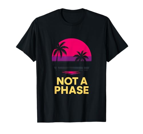 Bisexual Pride Not a Phase Retro Herren Bi Flag LGBTQ+ T-Shirt Bisexual Pride Not a Phase Retro Herren Bi Flag LGBTQ+ T-Shirt von Boldly Queer - Expressive Pride Apparel for All