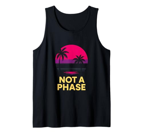 Bisexual Pride Not a Phase Retro Herren Bi Flag LGBTQ+ Tank Top Bisexual Pride Not a Phase Retro Herren Bi Flag LGBTQ+ Tank Top von Boldly Queer - Expressive Pride Apparel for All