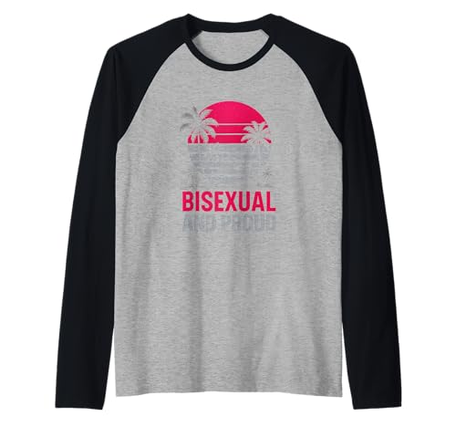 Bisexual Pride Pink Lila Blau Damen Sichtbarkeit Raglan Bisexual Pride Pink Lila Blau Damen Sichtbarkeit Raglan von Boldly Queer - Expressive Pride Apparel for All