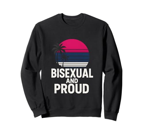 Bisexual Pride Pink Lila Blau Damen Sichtbarkeit Sweatshirt Bisexual Pride Pink Lila Blau Damen Sichtbarkeit Sweatshirt von Boldly Queer - Expressive Pride Apparel for All