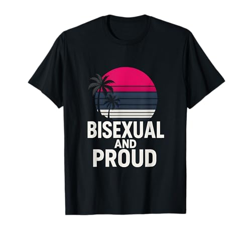 Bisexual Pride Pink Lila Blau Damen Sichtbarkeit T-Shirt Bisexual Pride Pink Lila Blau Damen Sichtbarkeit T-Shirt von Boldly Queer - Expressive Pride Apparel for All