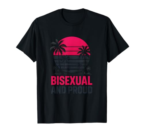 Bisexual Pride Pink Lila Blau Damen Sichtbarkeit T-Shirt Bisexual Pride Pink Lila Blau Damen Sichtbarkeit T-Shirt von Boldly Queer - Expressive Pride Apparel for All