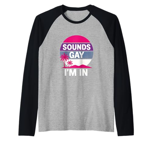 Bisexual Pride Sounds Gay Vintage Damen LGBTQ+ Raglan Bisexual Pride Sounds Gay Vintage Damen LGBTQ+ Raglan von Boldly Queer - Expressive Pride Apparel for All