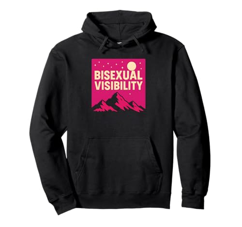 Bisexual Pride Visibility Retro Damen Bi-Flagge LGBTQ+ Pullover Hoodie Bisexual Pride Visibility Retro Damen Bi-Flagge LGBTQ+ Pullover Hoodie von Boldly Queer - Expressive Pride Apparel for All