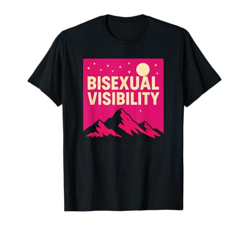 Bisexual Pride Visibility Retro Damen Bi-Flagge LGBTQ+ T-Shirt Bisexual Pride Visibility Retro Damen Bi-Flagge LGBTQ+ T-Shirt von Boldly Queer - Expressive Pride Apparel for All