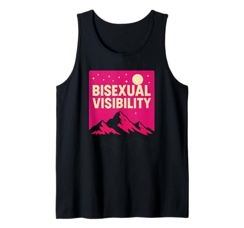 Bisexual Pride Visibility Retro Damen Bi-Flagge LGBTQ+ Tank Top Bisexual Pride Visibility Retro Damen Bi-Flagge LGBTQ+ Tank Top von Boldly Queer - Expressive Pride Apparel for All