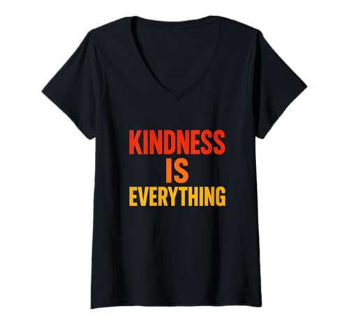 Damen Gay Pride Month Freundlichkeit ist alles Rainbow Pride LGBTQ+ T-Shirt mit V-Ausschnitt Damen Gay Pride Month Freundlichkeit ist alles Rainbow Pride LGBTQ+ T-Shirt mit V-Ausschnitt von Boldly Queer - Expressive Pride Apparel for All