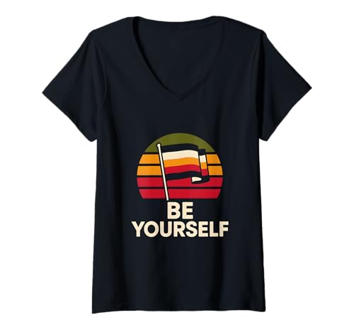 Damen Nichtbinärer Preis Sei du selbst Vintage Enby LGBTQ+ Unisex T-Shirt mit V-Ausschnitt Damen Nichtbinärer Preis Sei du selbst Vintage Enby LGBTQ+ Unisex T-Shirt mit V-Ausschnitt von Boldly Queer - Expressive Pride Apparel for All