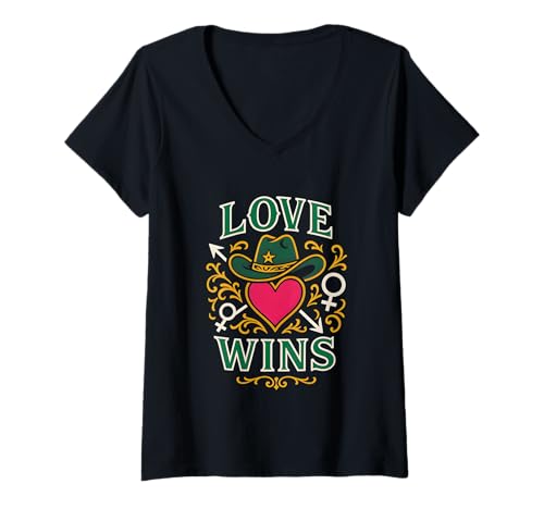 Damen Non-Binary Pride Love gewinnt die moderne Enby-Flagge LGBTQ+ Unisex T-Shirt mit V-Ausschnitt Damen Non-Binary Pride Love gewinnt die moderne Enby-Flagge LGBTQ+ Unisex T-Shirt mit V-Ausschnitt von Boldly Queer - Expressive Pride Apparel for All