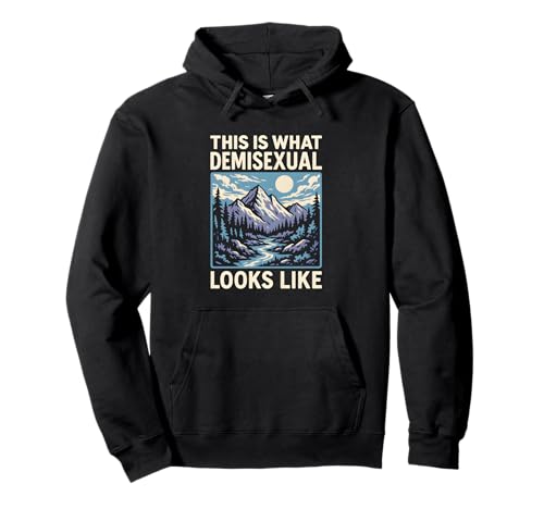 Demisexual Looks Like Vintage Women Emotional Bond Pullover Hoodie Demisexual Looks Like Vintage Women Emotional Bond Pullover Hoodie von Boldly Queer - Expressive Pride Apparel for All