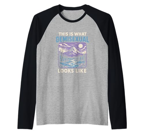 Demisexual Looks Like Vintage Women Emotional Bond Raglan von Boldly Queer - Expressive Pride Apparel for All