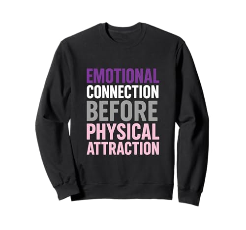 Demisexual Pride Emotional Connection Herren Grau Lila Sweatshirt Demisexual Pride Emotional Connection Herren Grau Lila Sweatshirt von Boldly Queer - Expressive Pride Apparel for All