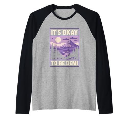Demisexual Pride It's Okay Vintage Damen Raglan Demisexual Pride It's Okay Vintage Damen Raglan von Boldly Queer - Expressive Pride Apparel for All