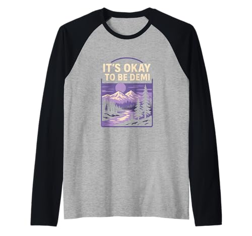 Demisexual Pride It's Okay Vintage Damen Raglan Demisexual Pride It's Okay Vintage Damen Raglan von Boldly Queer - Expressive Pride Apparel for All