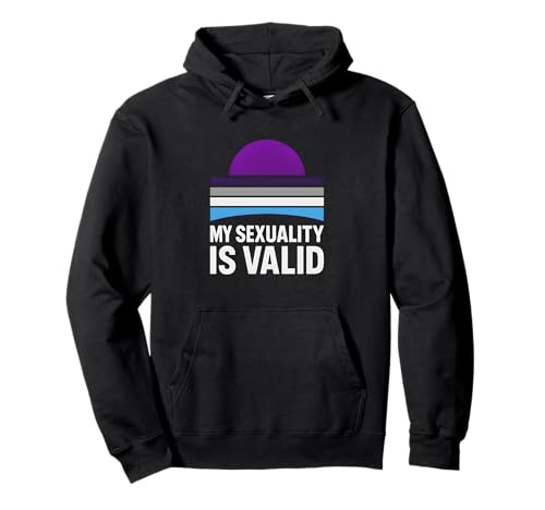 Demisexual Pride My Sexuality Is Valid Retro Damen Semi-Pr Pullover Hoodie Demisexual Pride My Sexuality Is Valid Retro Damen Semi-Pr Pullover Hoodie von Boldly Queer - Expressive Pride Apparel for All