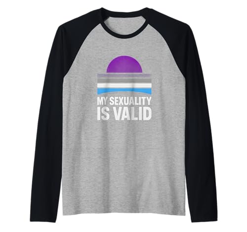 Demisexual Pride My Sexuality Is Valid Retro Damen Semi-Pr Raglan Demisexual Pride My Sexuality Is Valid Retro Damen Semi-Pr Raglan von Boldly Queer - Expressive Pride Apparel for All