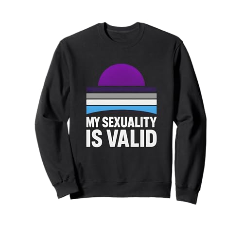 Demisexual Pride My Sexuality Is Valid Retro Damen Semi-Pr Sweatshirt Demisexual Pride My Sexuality Is Valid Retro Damen Semi-Pr Sweatshirt von Boldly Queer - Expressive Pride Apparel for All