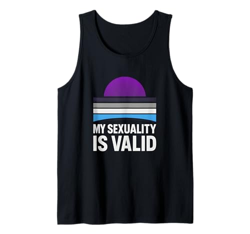 Demisexual Pride My Sexuality Is Valid Retro Damen Semi-Pr Tank Top Demisexual Pride My Sexuality Is Valid Retro Damen Semi-Pr Tank Top von Boldly Queer - Expressive Pride Apparel for All
