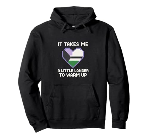 Demisexual Pride Takes Me A Little Longer Vintage Damen Pullover Hoodie von Boldly Queer - Expressive Pride Apparel for All
