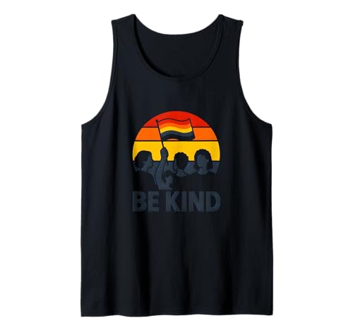 Gay Pride Sei nett Retro-Frauen Liebe ist Liebe Tank Top von Boldly Queer - Expressive Pride Apparel for All