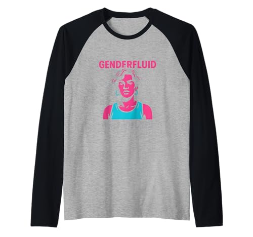 Genderfluid Pride Vintage Fluid für Damen Gender LGBTQ+ Raglan Genderfluid Pride Vintage Fluid für Damen Gender LGBTQ+ Raglan von Boldly Queer - Expressive Pride Apparel for All