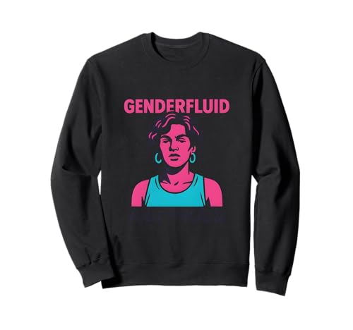Genderfluid Pride Vintage Fluid für Damen Gender LGBTQ+ Sweatshirt Genderfluid Pride Vintage Fluid für Damen Gender LGBTQ+ Sweatshirt von Boldly Queer - Expressive Pride Apparel for All
