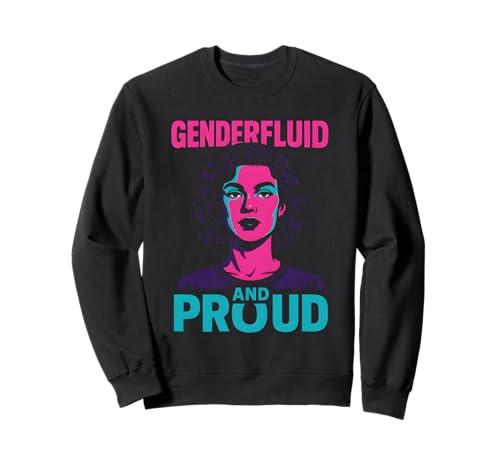 Genderfluid Pride Vintage Fluid für Damen Gender LGBTQ+ Sweatshirt Genderfluid Pride Vintage Fluid für Damen Gender LGBTQ+ Sweatshirt von Boldly Queer - Expressive Pride Apparel for All