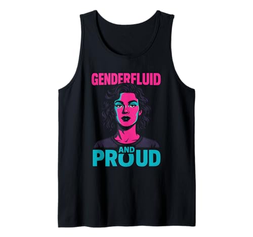 Genderfluid Pride Vintage Fluid für Damen Gender LGBTQ+ Tank Top Genderfluid Pride Vintage Fluid für Damen Gender LGBTQ+ Tank Top von Boldly Queer - Expressive Pride Apparel for All