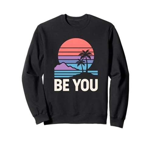 Genderqueer Pride Be You Retro Damen Lavendel LGBTQ+ Sweatshirt Genderqueer Pride Be You Retro Damen Lavendel LGBTQ+ Sweatshirt von Boldly Queer - Expressive Pride Apparel for All