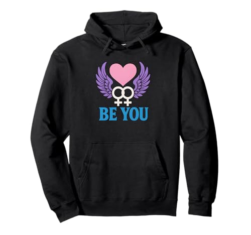 Lesbian Pride Be You Retro-Frauen lieben LGBTQ+ Pullover Hoodie Lesbian Pride Be You Retro-Frauen lieben LGBTQ+ Pullover Hoodie von Boldly Queer - Expressive Pride Apparel for All