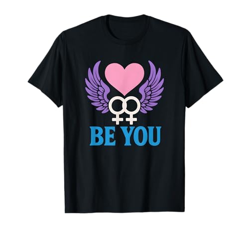 Lesbian Pride Be You Retro-Frauen lieben LGBTQ+ T-Shirt Lesbian Pride Be You Retro-Frauen lieben LGBTQ+ T-Shirt von Boldly Queer - Expressive Pride Apparel for All