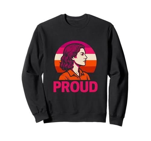 Lesbian Pride Stolze Vintage-Frauen lieben LGBTQ+ Sweatshirt Lesbian Pride Stolze Vintage-Frauen lieben LGBTQ+ Sweatshirt von Boldly Queer - Expressive Pride Apparel for All