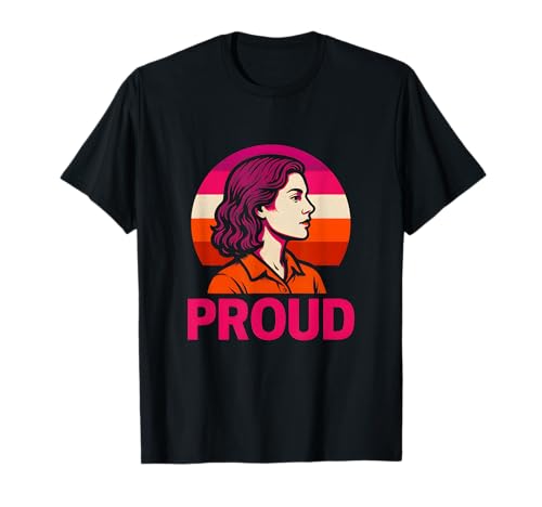 Lesbian Pride Stolze Vintage-Frauen lieben LGBTQ+ T-Shirt Lesbian Pride Stolze Vintage-Frauen lieben LGBTQ+ T-Shirt von Boldly Queer - Expressive Pride Apparel for All