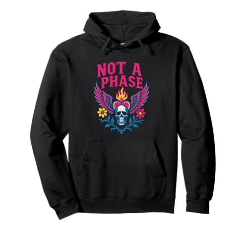 Pansexual Pride Not a Phase Retro Damen Herzen LGBTQ+ Pullover Hoodie Pansexual Pride Not a Phase Retro Damen Herzen LGBTQ+ Pullover Hoodie von Boldly Queer - Expressive Pride Apparel for All