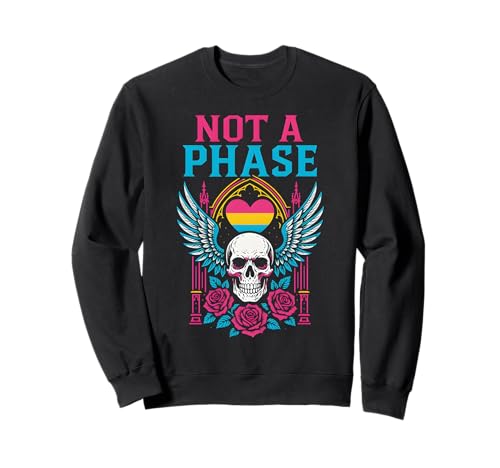 Pansexual Pride Not a Phase Retro Damen Herzen LGBTQ+ Sweatshirt Pansexual Pride Not a Phase Retro Damen Herzen LGBTQ+ Sweatshirt von Boldly Queer - Expressive Pride Apparel for All