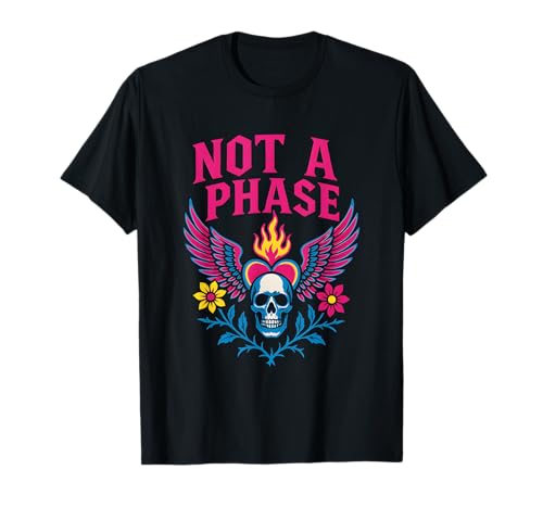 Pansexual Pride Not a Phase Retro Damen Herzen LGBTQ+ T-Shirt Pansexual Pride Not a Phase Retro Damen Herzen LGBTQ+ T-Shirt von Boldly Queer - Expressive Pride Apparel for All