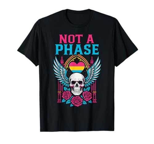 Pansexual Pride Not a Phase Retro Damen Herzen LGBTQ+ T-Shirt Pansexual Pride Not a Phase Retro Damen Herzen LGBTQ+ T-Shirt von Boldly Queer - Expressive Pride Apparel for All
