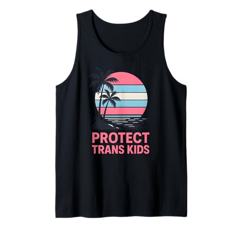 Transgender Pride Protect Trans Kids Retro LGBTQ+ Sichtbarkeit Tank Top Transgender Pride Protect Trans Kids Retro LGBTQ+ Sichtbarkeit Tank Top von Boldly Queer - Expressive Pride Apparel for All
