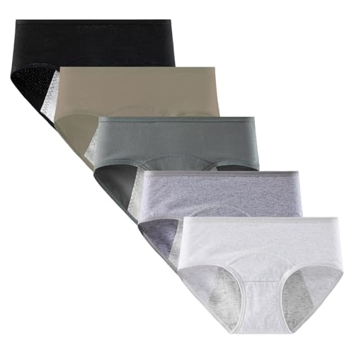 Boletochic Damen Periodenhöschen Starke StröMung Hohe SaugfäHigkeit Unterwäsche Baumwolle MenstruationsunterwäSche Für Frauen & MäDchen von Boletochic