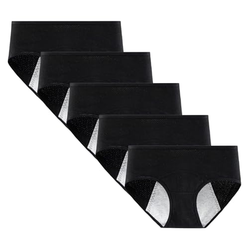 Boletochic Damen Periodenhöschen Starke StröMung Hohe SaugfäHigkeit Unterwäsche Baumwolle MenstruationsunterwäSche Für Frauen & MäDchen von Boletochic