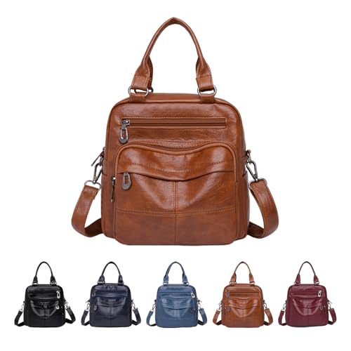 Boletochic Mini Rucksack für Damen leicht wasserdicht Lederrucksack Geldbörse Reise modischer Rucksack Design Umhängetasche für Damen Boletochic Mini Rucksack für Damen leicht wasserdicht Lederrucksack Geldbörse Reise modischer Rucksack Design Umhängetasche für Damen von Boletochic
